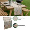 thumbnail image 5 of Colorful Floral Table Runner - 70 Inch Long, Kitchen Dining Table Runner Dresser Scarves, Farmhouse Country Dragonfly Butterfly Flower Farmhouse Decor for Coffee Tables Wedding Party Banquet, 5 of 8