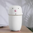 thumbnail image 2 of Humidificador de niebla fría USB con luz , difusor de aceite de aroma blanco Zulema Mini humidificador de aire, 2 of 8