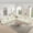 Beige+White + Chenille + 3 Seat, variant on Classic 2 Piece Modular Chenille Sofa Set with Removable Skirt, 3 Seater Couch & Loveseat, Beige White(coffee green blue) Living Room Furniture, Convertible Upholstered Spindle Legs Sectional