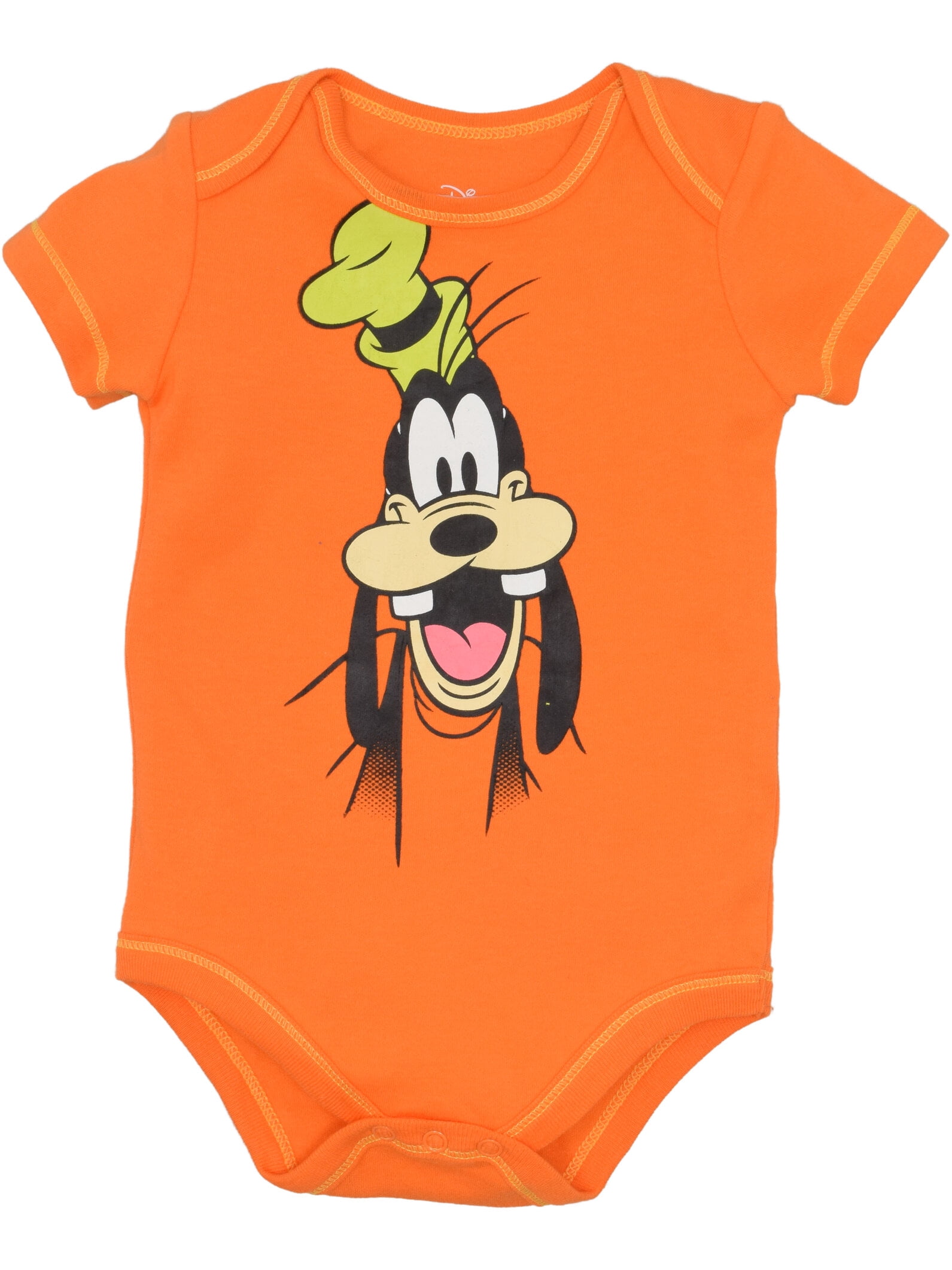 Disney Mickey Mouse & Friends Baby Boys' 5-Pack One Piece Bodysuits Yellow Blue Red Multi