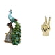 thumbnail image 5 of Colección de esculturas de estatuas con gestos de de pavo real, elegante adorno de mesa para dormitorio, oficina, sala de estar, estantería, arma, 5 of 8
