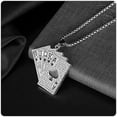thumbnail image 3 of Collar con colgante con etiqueta para perro, póker, cartas, discoteca, Bar, DJ, Hip Hop ER, 3 of 5