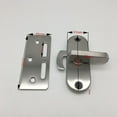 thumbnail image 4 of Cerradura de puerta con hebilla antirrobo, puertas correderas de seguridad, pestillo de flexión, duradero TUNC Sencillez, 4 of 5