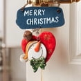 thumbnail image 1 of Christmas Decorations Wooden Christmas Tree Hanging Sign With Snowman Christmas Tree Decoration Indoor Outdoor Home Decor Gifts, 1 of 6