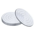 thumbnail image 1 of Uxcell 4pcs Topes de puerta Protectores de pared silenciosos 2.4" Autoadhesivos de goma clara, cojín redondo de escudo de pared, 1 of 5