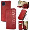 thumbnail image 1 of Case for Samsung Galaxy A12 Flip Cover Wallet Flip Cover Magnetic Protective - Red, 1 of 5