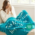 thumbnail image 5 of Get Well Gifts for Women - After Surgery Blanket with Inspirational Words Sympathy Gift for Elderly Adults Hug Soft Fleece Healing Blanket Blue 50x60 Inch, 5 of 5