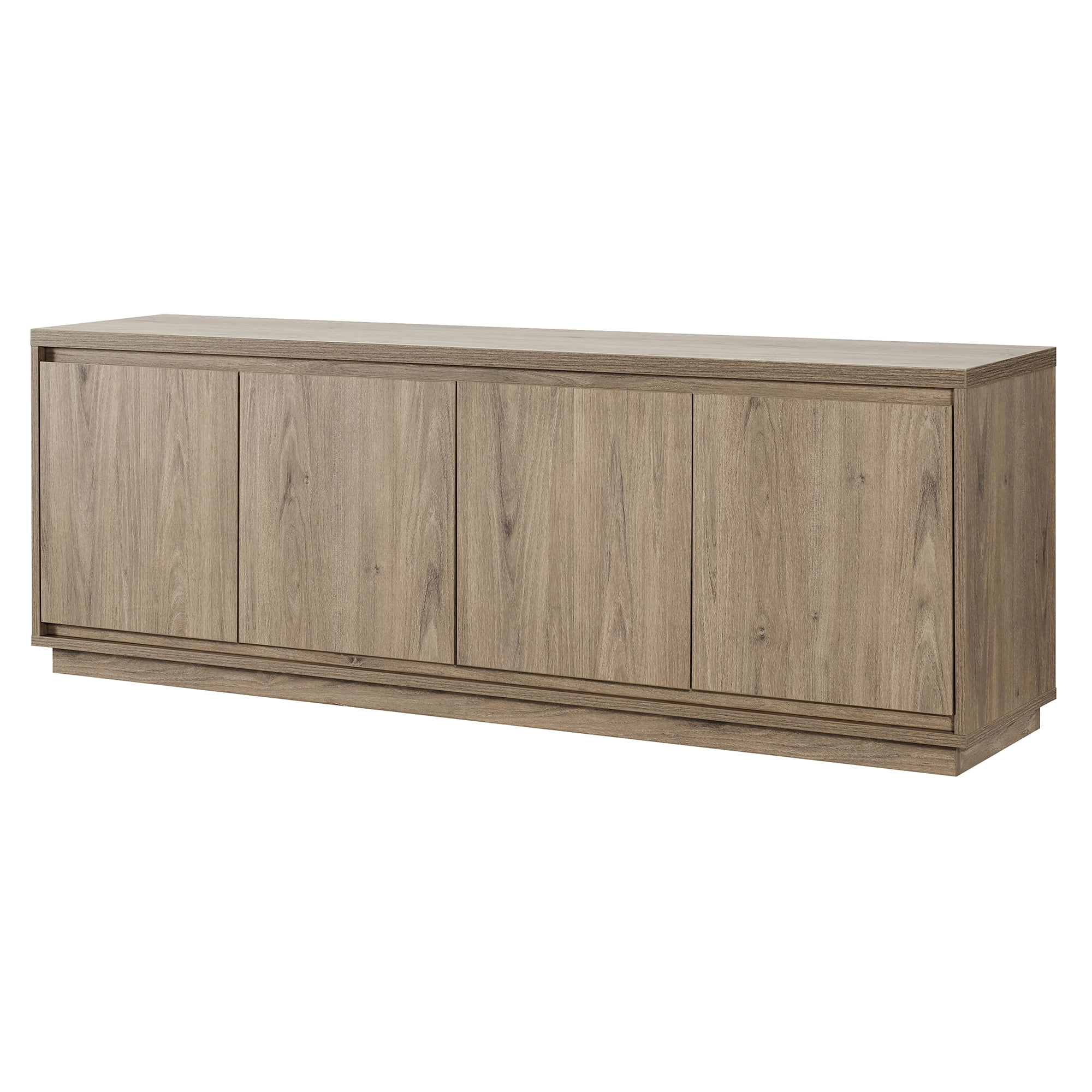 Evelyn&Zoe Presque Rectangular TV Stand for TV's up to 75", Gray