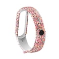 thumbnail image 3 of Correa de repuesto compatible con Xiaomi Mi Band 5 Banda de repuesto de silicona floral transpirable, 3 of 8