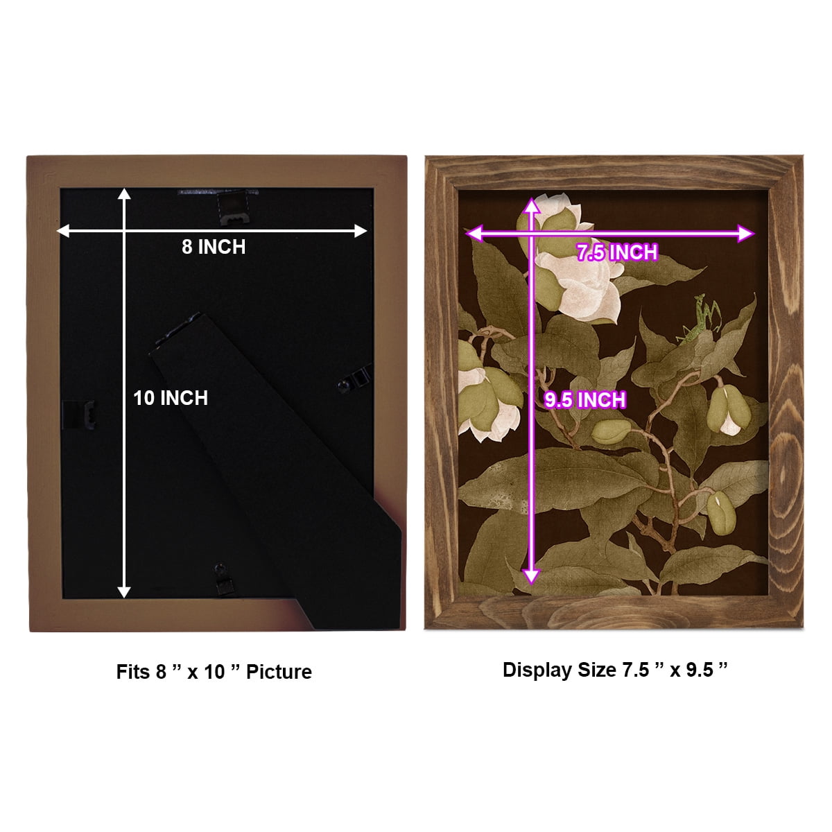 Asian Brocade I - Framed Print w/glass - Walnut