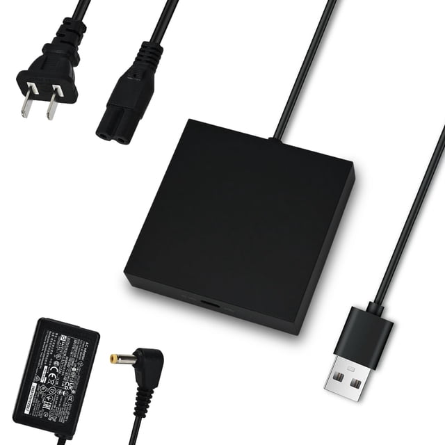 El adaptador trata la alimentación con cable DP para PS VR2 y PC, negro