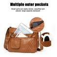 thumbnail image 3 of Qholemyo Multi Pocket Fashionable Shoulder Women Bag 2025, womens shoulder bags, women shoulder bags, Soft Leather Textured Shoulder Bag Large Capacity Combining Practicality And Fashion, 3 of 7