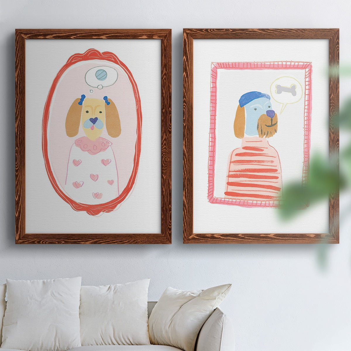 Cameo Characters III - Premium Framed Canvas 2 Piece Set - Ready to Hang
