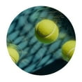 thumbnail image 4 of Round with , Tennis Ball Outdoor Picnic Table Cover, Oil-Proof Fitted Round Table Cloth, 4 of 8
