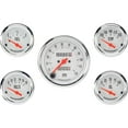 thumbnail image 3 of Omega Kustom 5-Gauge Set, Mechanical Speedometer, Black Top, 3 of 5
