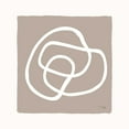 thumbnail image 2 of Pela 20x20 Black Ornate Wood Framed with Double Matting Museum Art Print Titled - Lines And Curves on greige III, 2 of 4