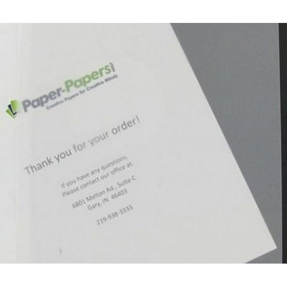 PaperPapers CLEAR INKJET Translucent (Vellum) 8.5 x 11 Paper - 50 PK
