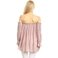 thumbnail image 2 of Women Renaissance Off Shoulder Top Costumes Blouse Boho Peasant Shirt, 2 of 5