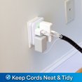 thumbnail image 6 of Cable Keeper Cord Organizer, 10-Foot Adjustable Cord Cover, TV & Computer Cord Organizer, 6 of 8