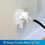 Cable Keeper Cord Organizer, 10-Foot Adjustable Cord Cover, TV & Computer Cord Organizer