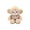 D002- Style B, variant on Stuffed Animal Monkey, Nursery Plush Decor, Plushie for Nursery, Decorative Plush Monkey, 18X12 Inch Light Tan Figure to Accent Neutral Themed Nursery Spaces