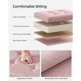 thumbnail image 3 of Otomana de almacenamiento SONGMICS MAZIE Collection Jelly Pink, 3 of 7