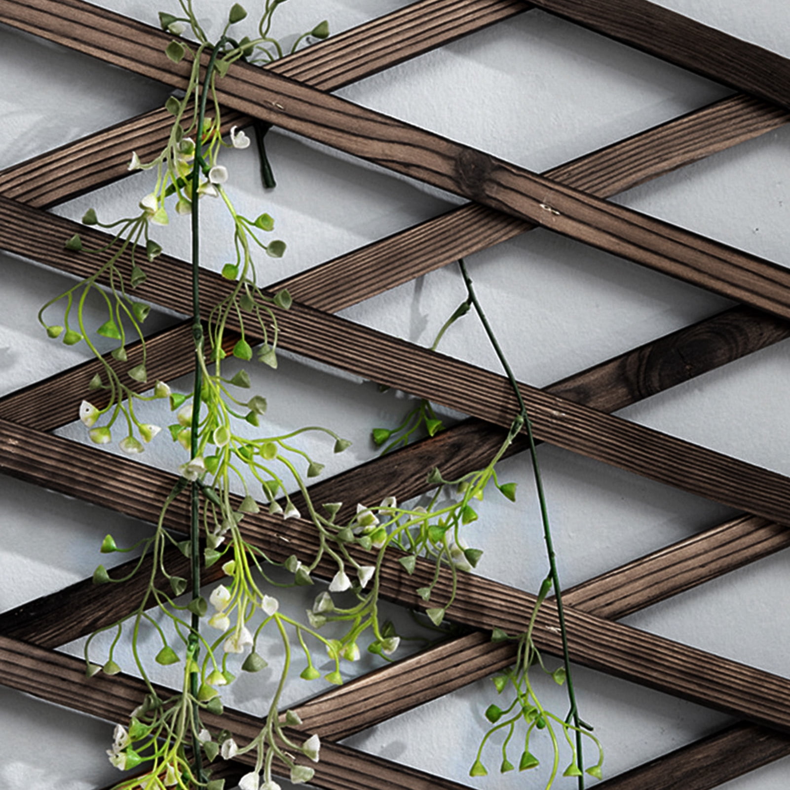 Ayyufe Trellis Fence Plant Support Willow Lattice Fence Panel for Climbing Plants Vine Ivy Rose Cucumbers Clematis, for Yard