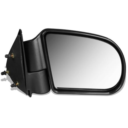 Pickup Right Door Mirror - For 1998 to 2004 Chevy S10 Pickup Blazer GMC Sonoma Oldsmobile Bravada OE Style Manual Passenger / Right Mirror 15172864 99 00 01 02 03