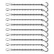 thumbnail image 2 of 10 Piezas Cadena para Macetas Y Comederos de Pájaros Colgador de Jardín Y Ganchos de Repuesto Fabricadas en Material Fuerte Adecuado para Balcones Y, 2 of 8