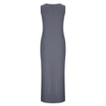 thumbnail image 6 of Gamivast Maxi Dresses for Women Sleeveless Crewneck Long Dress Loose Fit Maxi Dress Side Slit With Pockets Casual Beach Vacation Daily Tank Dress, 6 of 8