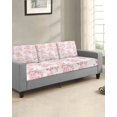 thumbnail image 2 of Pink Fruit Couch Cushion Covers Stretch, Washable Sofa Seat Covers Individual Seat Cushion Sofa Slipcovers Vintage Plant Nature Botanical Flower Couch Cover Furniture Protector L-1PCS, 2 of 7