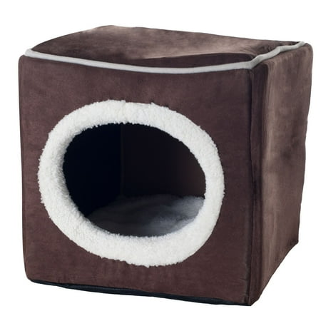 Petmaker Cozy Cave Enclosed Cube Pet Bed