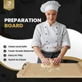 thumbnail image 2 of YANGLI Wood Noodle Board Stove Cover - 29.5" x 22" Stove Top Cover with Handles for Electric & Gas Stoves, Easy Clean, 2 of 5
