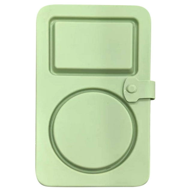Contenants à Collation Réutilisables en Silicone avec Couvercles, Contenants à Collations à Double Compartiment, Contenant pour Vinaigrette, Sauce et Assaisonnement, Petites Mini Boîtes à Collation pour Voyage, Bureau, Pique-Nique