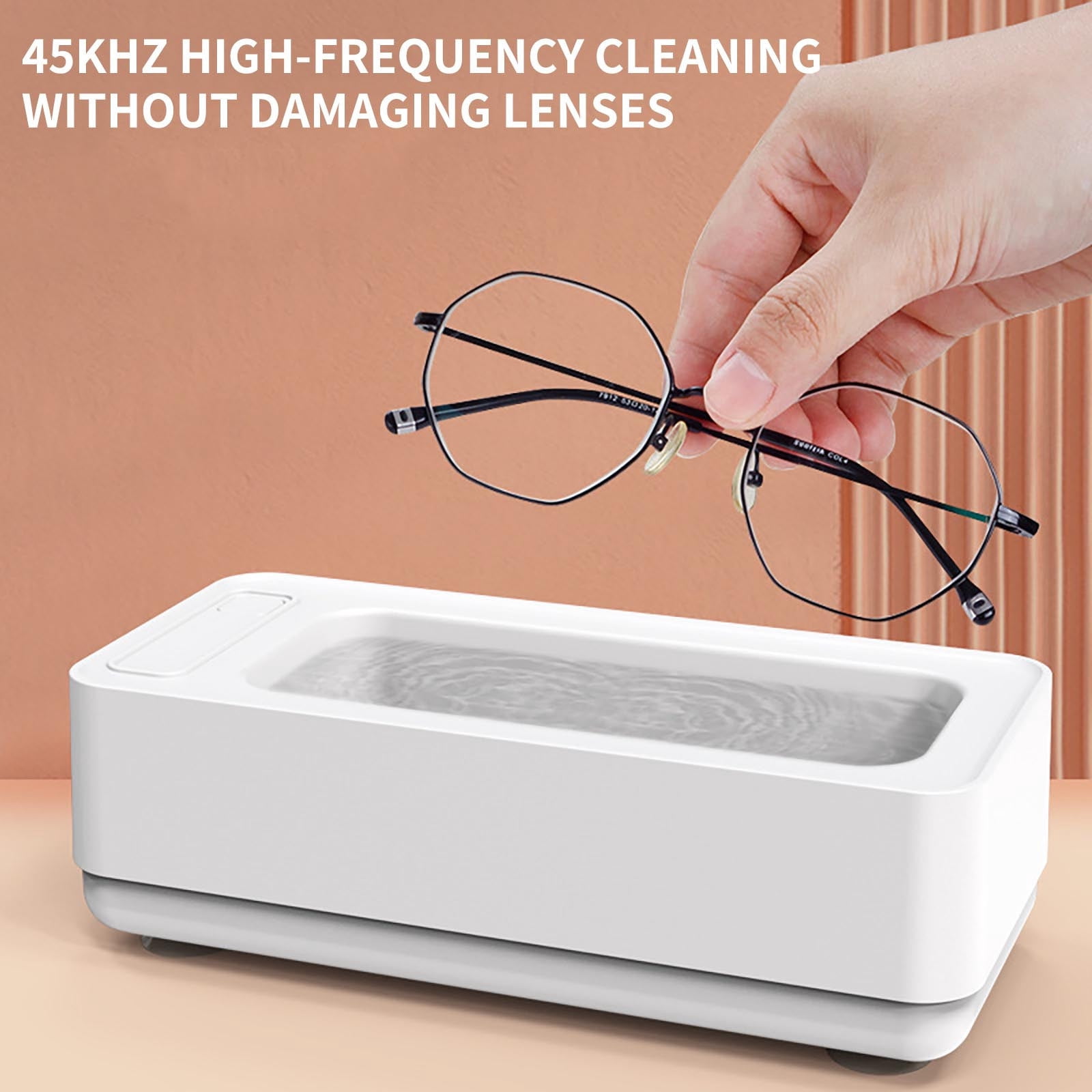 Cadorn Portable Household Ultrasonic Cleaner - For Eyewear, Jewelry, Tooth Cases & Shavers