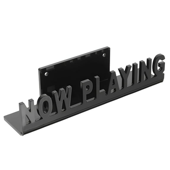 LAMIRO Wall Mount Record Holder Acrylic Floating Album Storage Shelf for Home