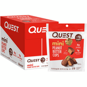 Quest Mini Milk Chocolate Peanut Butter Cups, High Protein, Gluten Free, 6 Pack