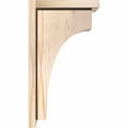 thumbnail image 3 of 7 1/2"W x 10"D x 18"H Huntington Smooth Corbel w/Backplate, Douglas Fir, 3 of 9