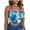 Sky Blue #01, variant on Nmnitkp Tube Tops for Women Casual Printing Strapless Top Bandeau Crop Top Premium Healthy Fabric Summer Streetwear & Show off your Figure Tube Top(Plus Size)