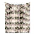 thumbnail image 1 of Cupcake Soft Flannel Fleece Blanket, Chocolare Muffin Vanilla Cream Lemon Mocha Strawberry Flavors Bakery Pastry Theme, Cozy Plush for Indoor and Outdoor Use, 50" x 70", Multicolor, by Ambesonne, 1 of 6
