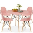 thumbnail image 1 of Set de comedor Best Choice Products Compact Mid-Century Pink, 1 of 7