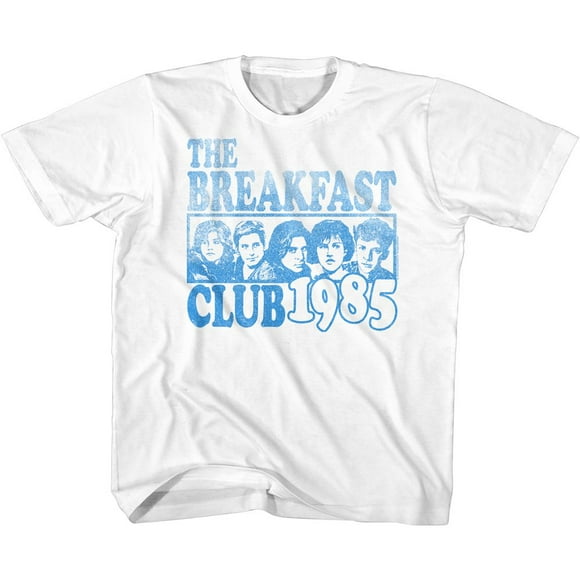 Boîte à Encre Bleue Breakfast Club T-Shirt Jeunesse Blanc