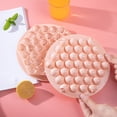 thumbnail image 6 of Spherical Ice Cube Tray – BPA-Free Food Grade PE, Dishwasher Safe & Easy Release for Cocktails/Whiskey/Baby Food, Compact Freezer Storage (8.3x8.3x1.2in) Pink, 6 of 8