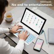 RUIQIAI 2-in-110'' Tablet, Android, 64GB, WiFi