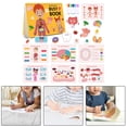 thumbnail image 3 of Libro interactivo del cuerpo humano, material didáctico, habilidades motoras finas, actividades de aprendizaje de biología para niños de 2, 3, 4, 5 y Baoblaze libro de actividades, 3 of 5