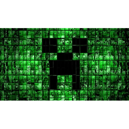 Minecraft Creeper - 20 Inch by 30 Inch Laminated Poster With Bright Colors And Vivid Imagery-Fits Perfectly In Many Attractive Frames