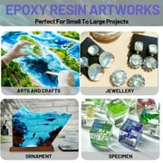 Epoxy Resin 32oz for DIY Jewelry Art Crafts,Durable,Super Glossy,High-Performance Resin Epoxy