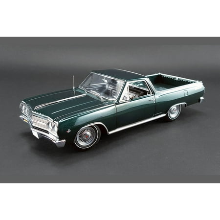 Chevy El Camino Tailgate - 1965 Chevy El Camino, Cypress Green - Acme 1805408 - 1/18 Scale Diecast Model Toy Car