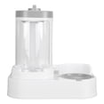 thumbnail image 4 of Pet Food and Water Dispenser, 2 in 1 Design Automatic Cat Feeder with 1L Water and 2L Food Dispenser, Transparent Window, Premium PP Material, Easy Cleaning, Suitable for Cats,, 4 of 7