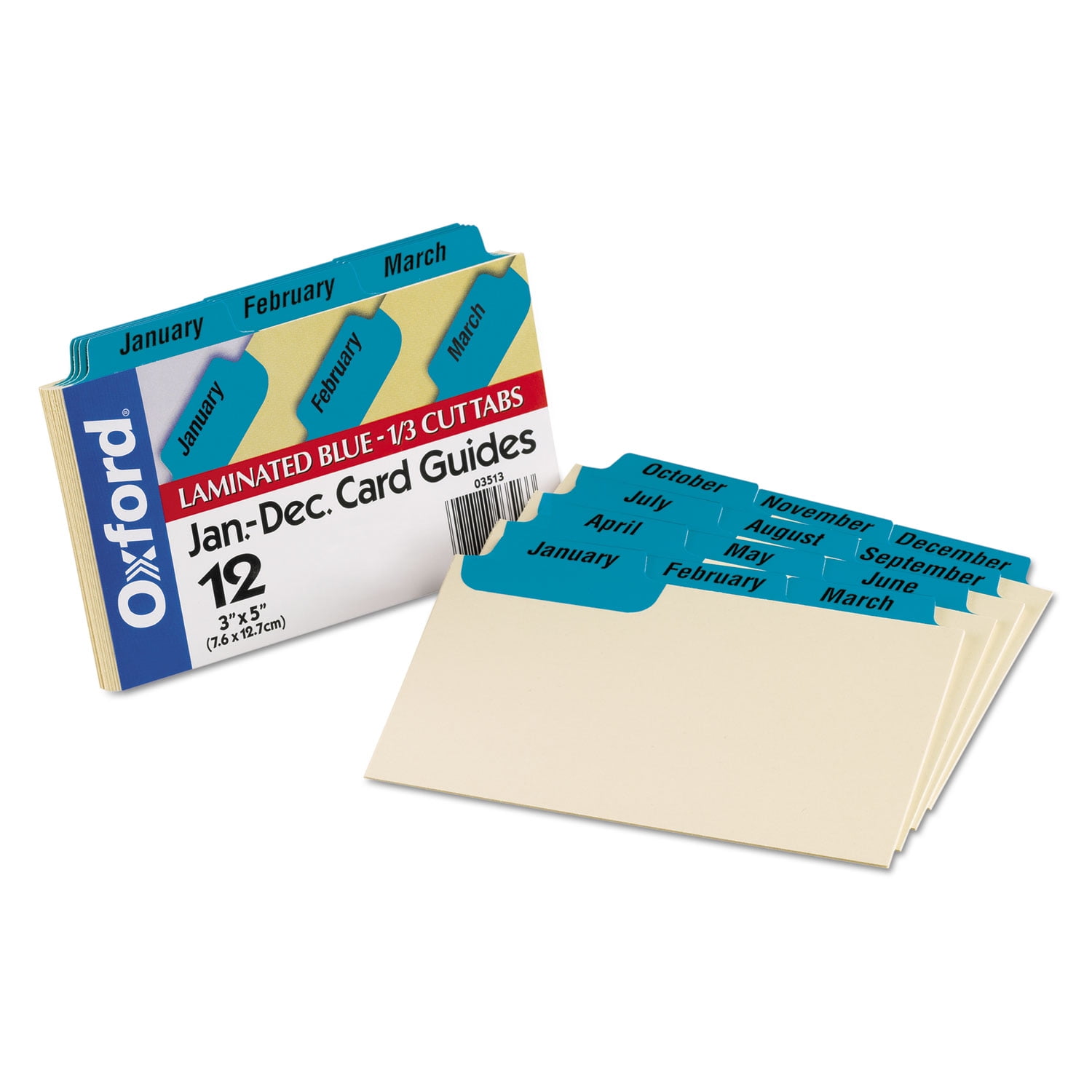 Oxford Colored Blank Index Cards - 100 Sheets - Plain - OXF7320BLU, OXF  7320BLU - Office Supply Hut